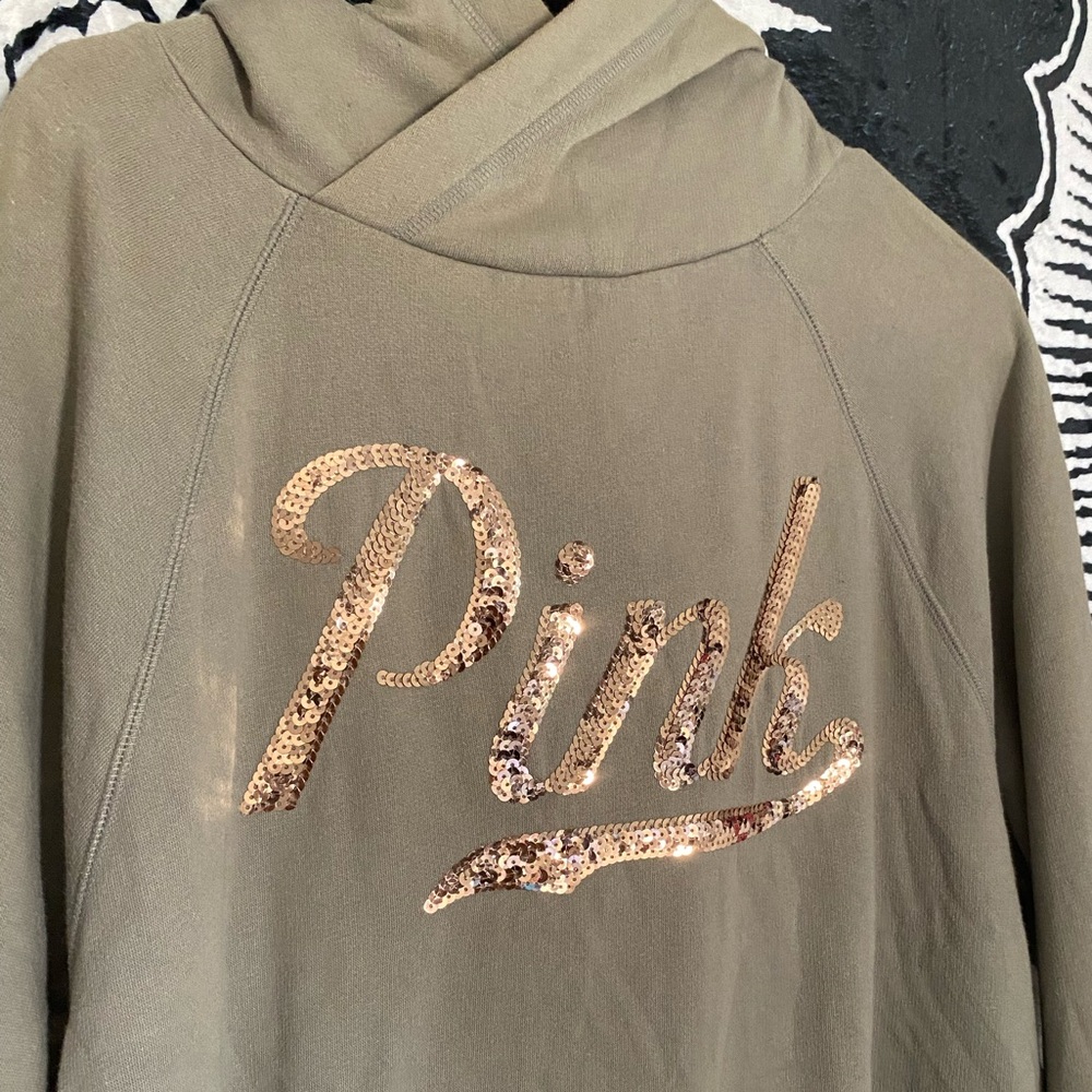 PINK Victoria's Secret Gray Fleece Hoodie